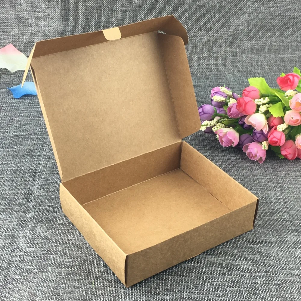 

24pcs/lot Aircraft Cardboard Pack Boxes Little Sized Craftwork Gift, Fastener, Ear Rings Kraft Paper Boxes