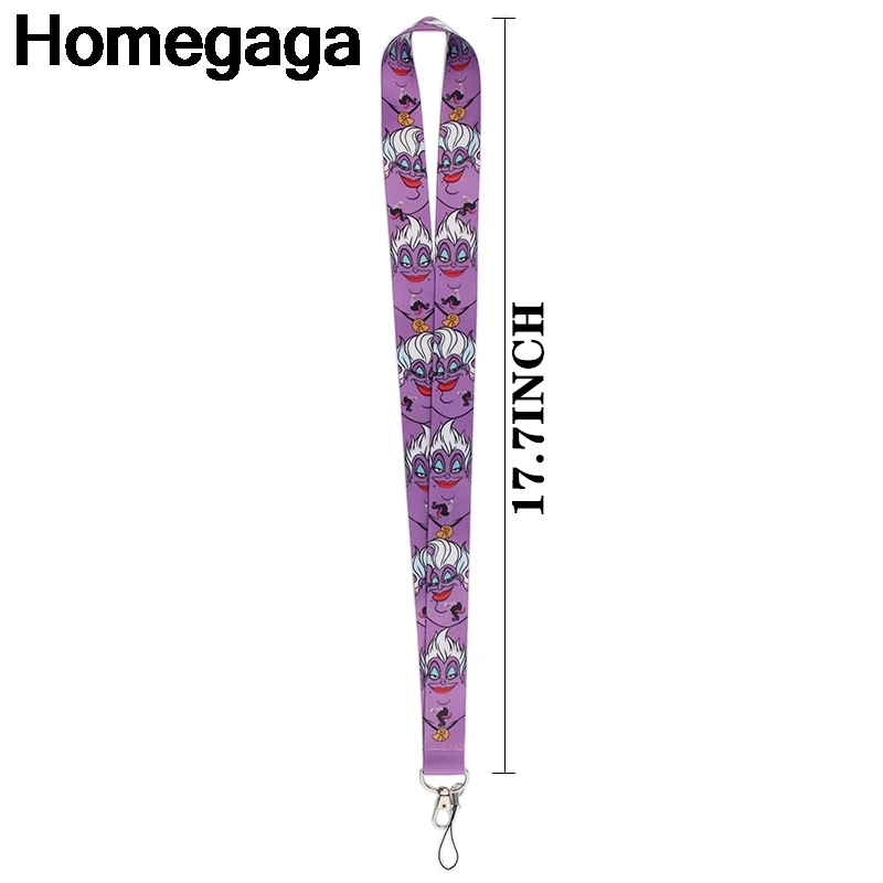 Homegaga Ursula Lanyards ремешок на шею ткань id бейдж держатели для телефонов ожерелье аксессуар для брелок для ключей держатели тесьма ленты D2361