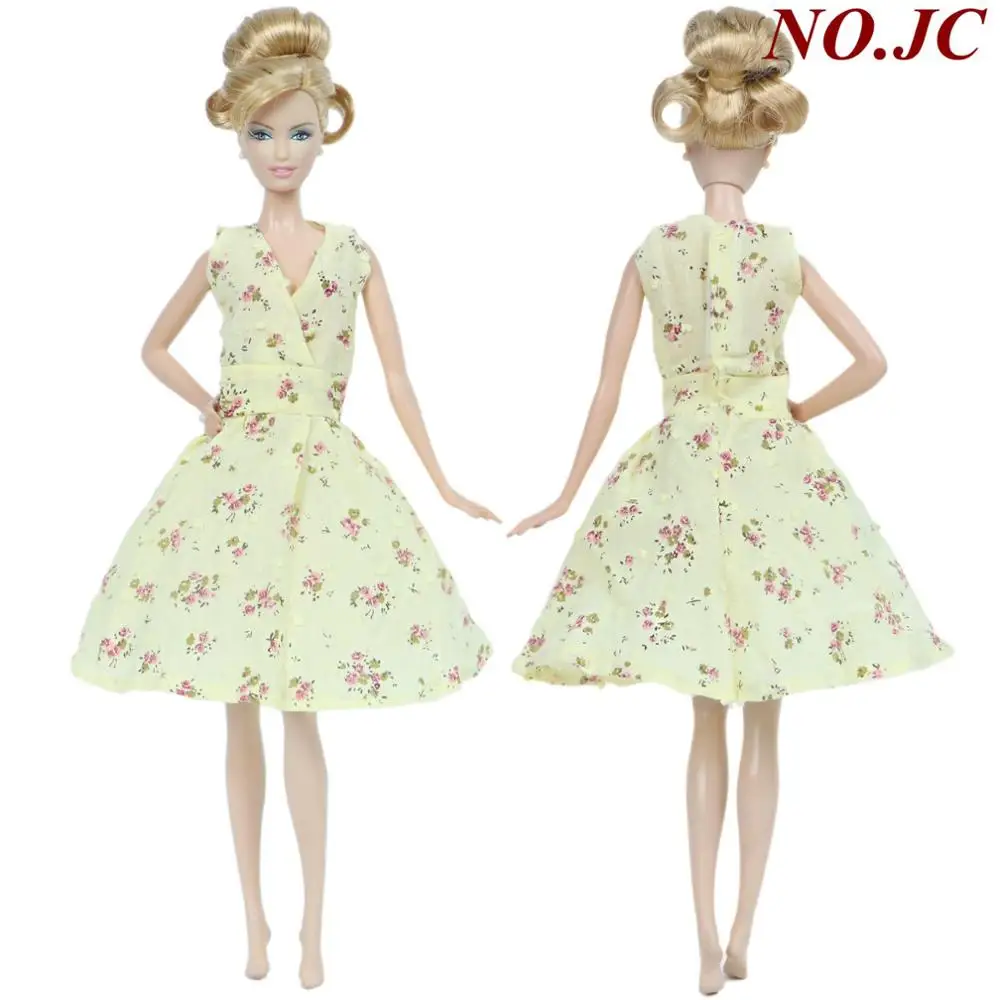 Высококачественное модное платье для куклы Барби, летняя одежда для свиданий, короткая юбка, пикантный халат, Одежда для кукол, аксессуары, детская игрушка - Цвет: NO.JC