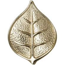 

Brass Cabinet Door Knobs and Handles Leaf Kitchen Cupboard Drawer Knobs and Pulls Golden Handles for Furniture Hardware