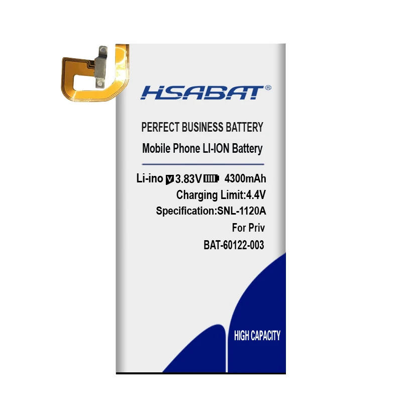 HSABAT 4300mAh bath-60122-003 Аккумулятор для BlackBerry Priv