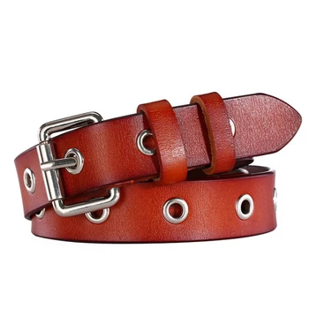 

JXQBSYDK Luxury Brand Belts for Women Fashionl High Quality Leather Belts Pin Buckle Waist Belts 2019