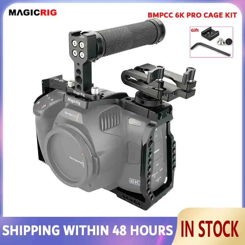 Комплект клетки MAGICRIG BMPCC 6K Pro с верхней ручкой и креплением T5 SSD для карманной