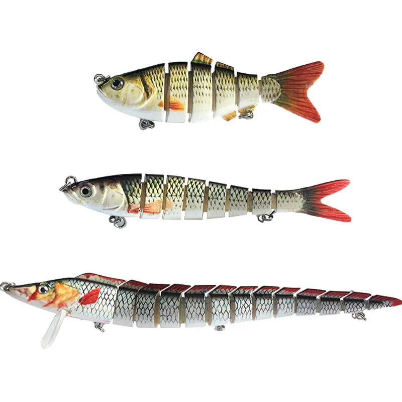 Swimbait Приманка многосоставная рыболовная приманка 6 сегментов Реалистичная