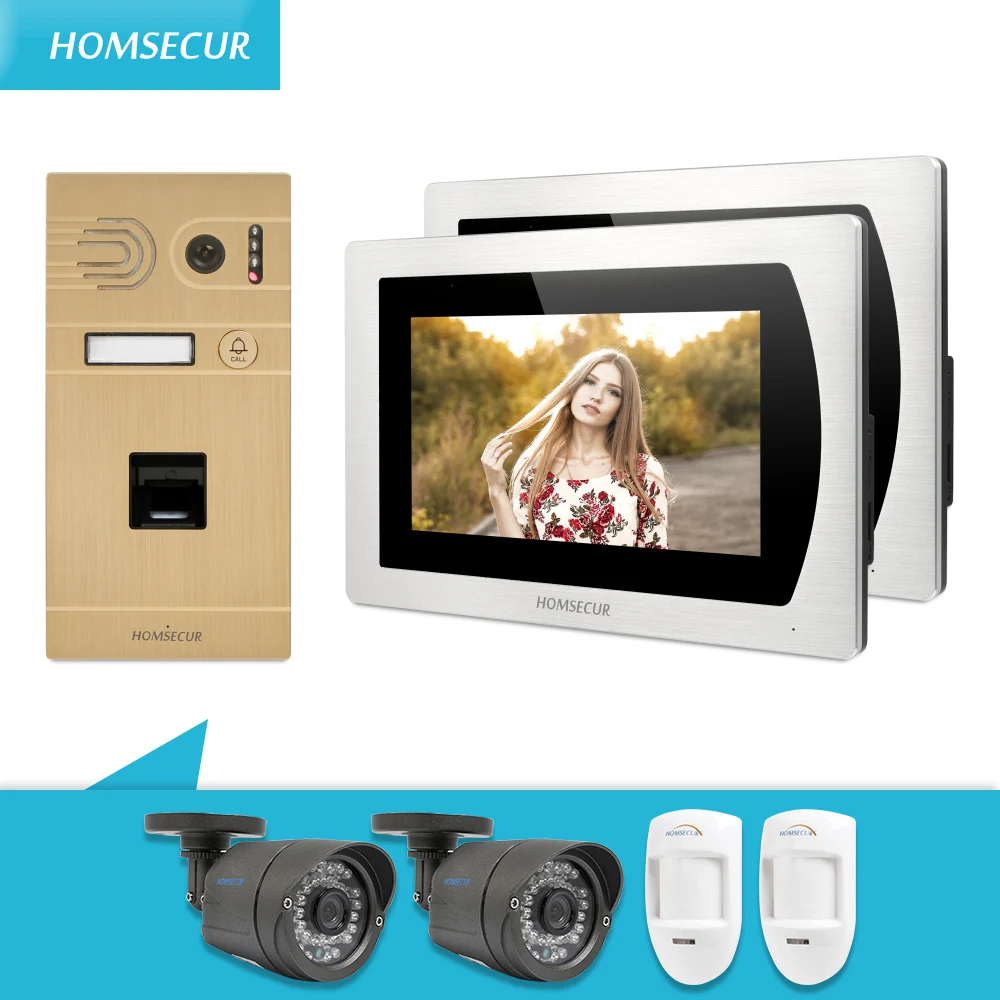 HOMSECUR 7\ Video Door Entry Security Intercom with Golden Camera for House/Flat BC061-G+BM717-S HOMSECUR 7\ Video Door Entry Security Intercom with Golden Camera for House/Flat BC061-G+BM717-S