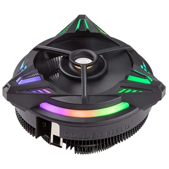 

GOLDEN FIELD SJL CPU Air Cooling Coolers Heat Sink RGB LED Aperture TDP 85W for AMD AM4