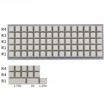 

Planck keycaps blank cherry profile keys for mx mechanical keyboard