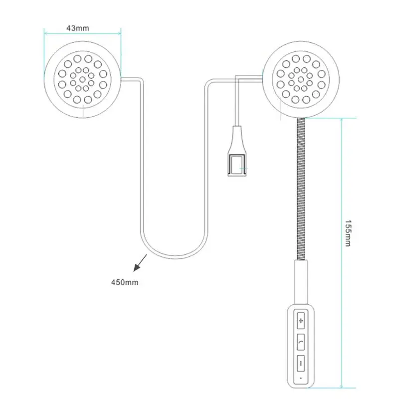 Беспроводной Мотор шлем Bluetooth гарнитура мотоциклетный шлем наушники двойной стерео динамик Handsfree музыкальные наушники для