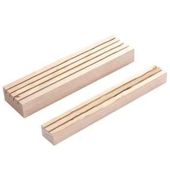 

2Pc Solid Wood Ring Bracelet Display Rack Tray Jewelry Display Rack Ring Decoration Storage Rack