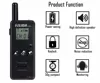 HELIDA-T-M2D Mini Walkie Talkie, 128 Channels, 400-520MHz, Super Tiny Two Way Radio 4