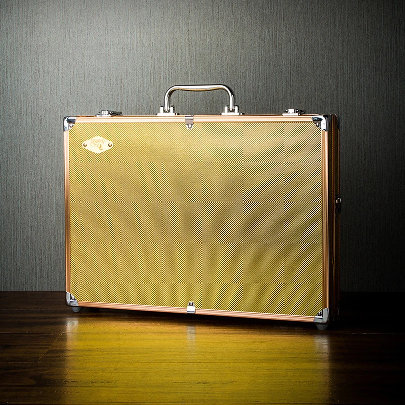 

LUBINSKI Elegant Humidor Cigar Case Mat Tote Style Cigar Box Travel Portable Cigar Humidor Tool For Cohiba Cigars