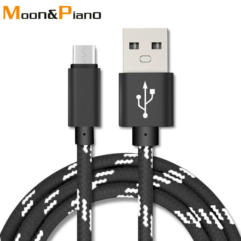 Micro Data Cable USB Cables 5V1.5A Fast Charging For Cell Phone 1m Nylon Wire Android Transmission cables Cord | Мобильные телефоны
