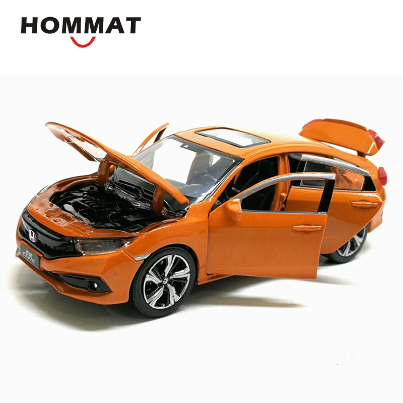 Hommate 1/32 Honda Civic металлическая машина модель литая модель 1:32 литая модель игрушечного автомобиля модели автомобиля Игрушечные Машинки Игрушки для детей