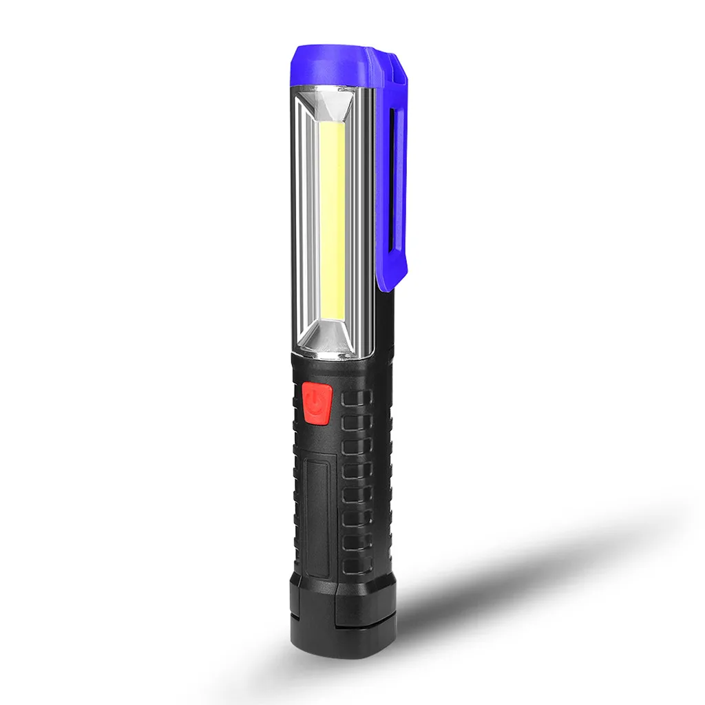 COB светодиодный светильник для кемпинга, лампа для осмотра, Магнитный ручной фонарь, наружная беспроводная работа с лампой аварийного света
