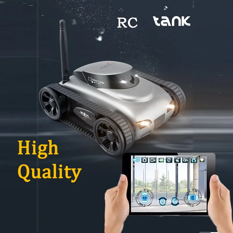 RC Car with camera 777-270 WiFi Remote Control Toy Tank FPV Camera Support IOS Android iPhone iPad iPod Controller Gift FSWB