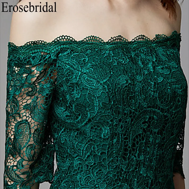 Женское вечернее платье с коротким рукавом Erosebridal Элегантное Длинное Вечернее