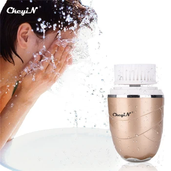 

CkeyiN 3 IN 1 Rotating Face Cleansing Brush Silicone Facial Brush Deep Cleaning Pore Cleaner Face Massage Skin Care Facial Brush