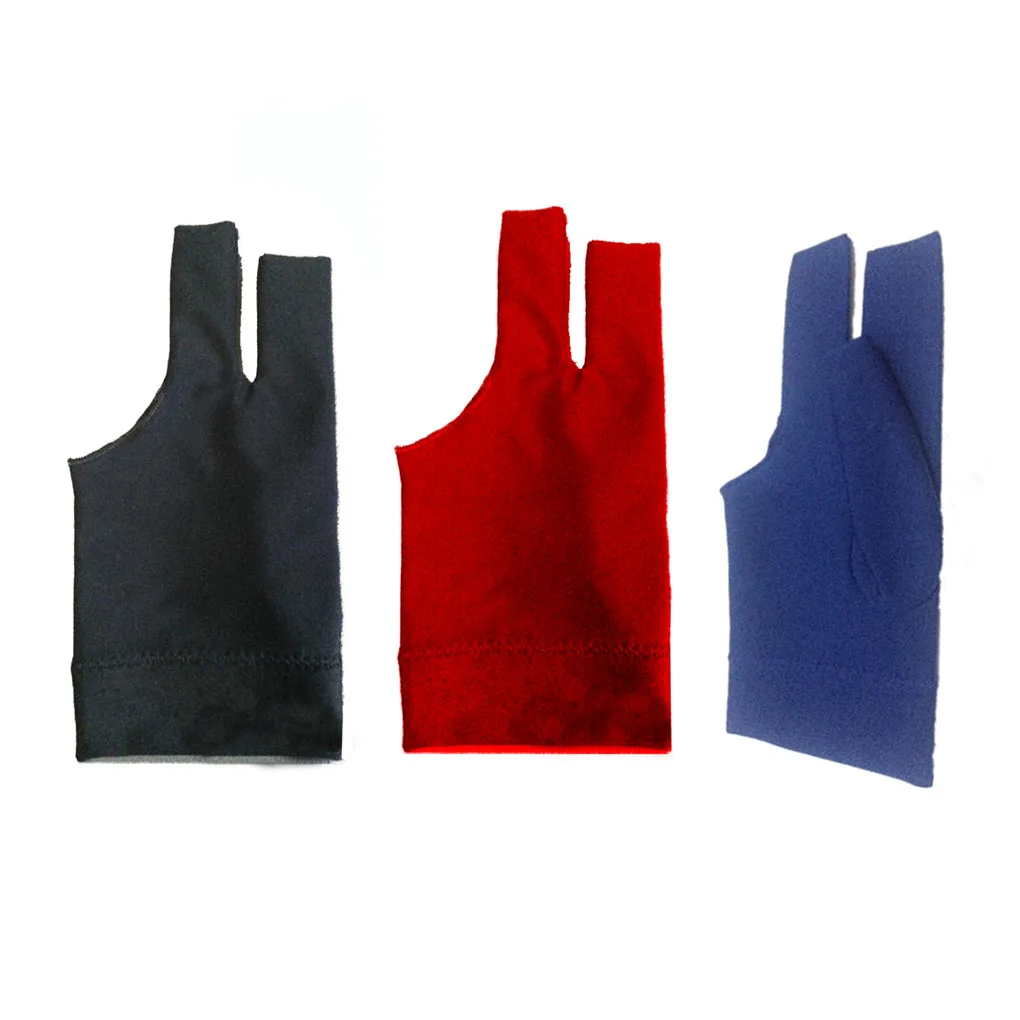 

Boodun Lycra Billiard Cue Glove Pool Left Hand Open Three Finger Glove Fitness Accessories