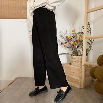 

Make firm offers new winter han edition easing of tall waist joker slacks cloth nine points straight canister