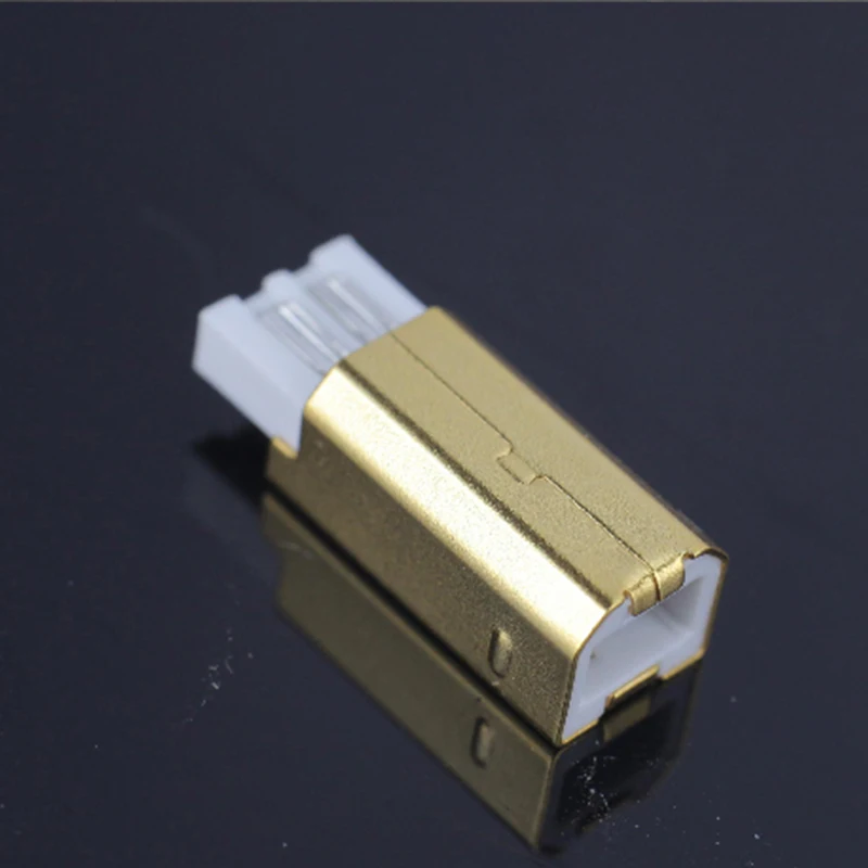 MPS HD 019 HiFi USB 2 0 аудио разъем из чистой меди аудиоразъем 24K 5u позолоченный DAC типа B|hifi