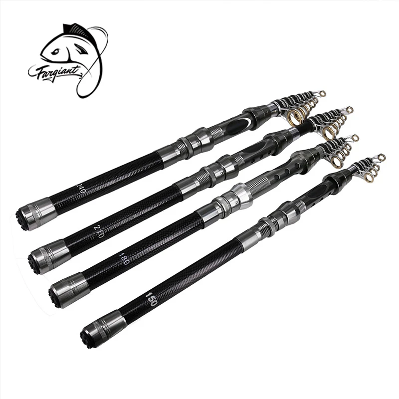 

Fargiant Short Carbon Fiber Lure Fishing Rod Casting Spinning Ultralight Fishing Reel Pole Fishing Accessory