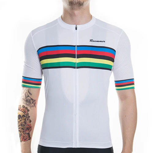Racmmer, Джерси для велоспорта PRO FIT Mtb, одежда для велоспорта, одежда для велоспорта, одежда с коротким рукавом, Майо Roupa Ropa De Ciclismo Hombre Verano - Цвет: PLC COLOR