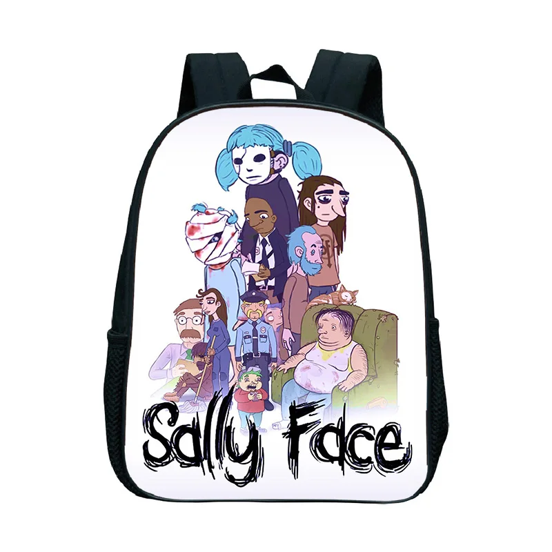 Sally Face рюкзаки для дошкольников Sally Face дети ранец дети мальчики девочки милый школьный рюкзак - Цвет: 4