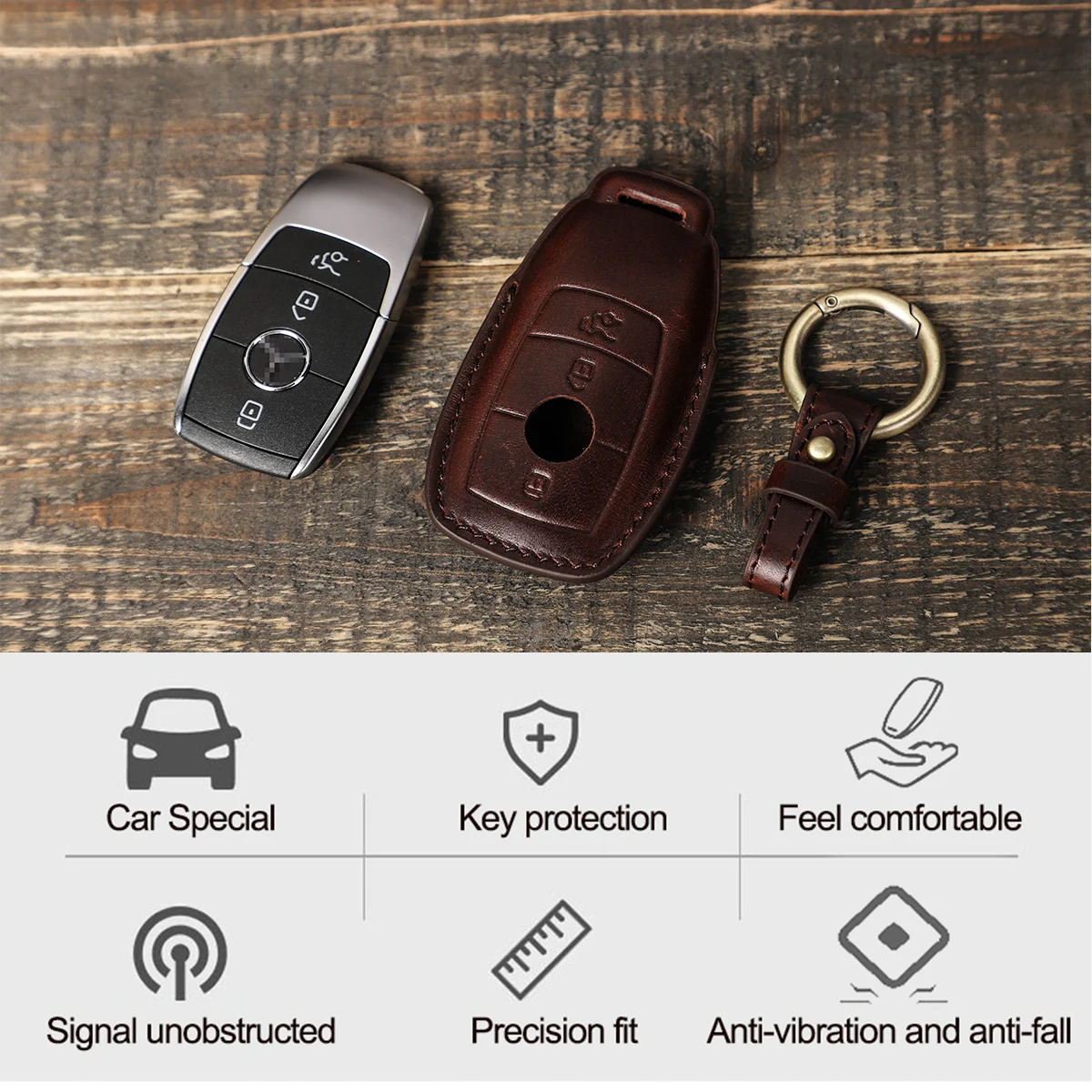 Pochette De Protection Pour Clé De Voiture - étui Portable, Anti-rayures, Plusieurs Coloris, Idéal Voyage, Camping, Quotidien
