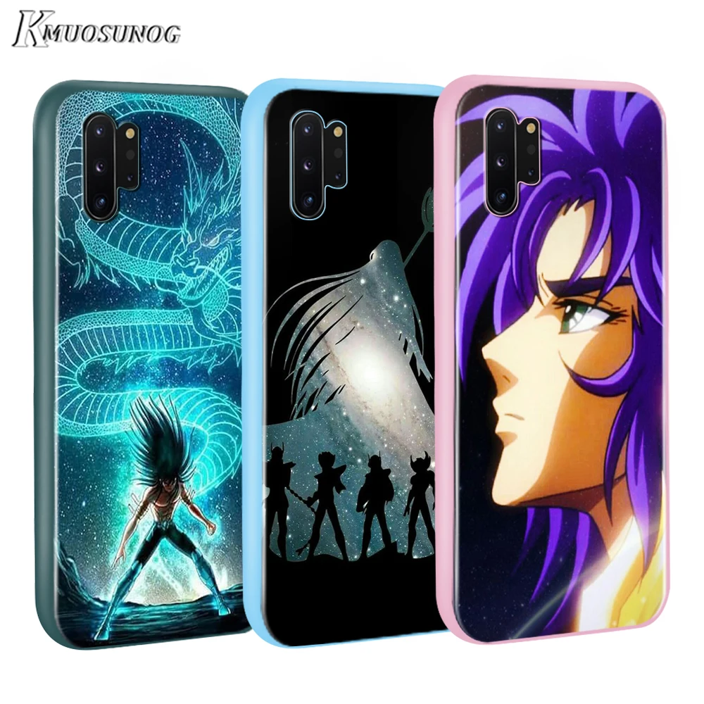

Saint Seiya Shiryu Anime Baseus Candy Color Cover for Samsung Galaxy Note 10 9 8 S11 S10 S9 S8 S7 Plus Edge Phone Case