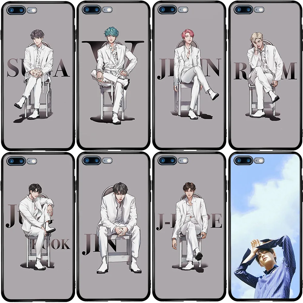 Чехол для iPhone Oneplus 5S SE 2020 6S 7 8 6T 8T Plus XS XR 11 12 Pro Mini Max J-HOPE SUGA Jimin Jin Korea | Мобильные
