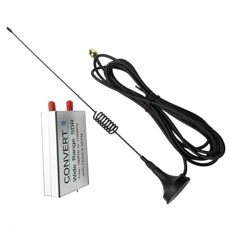 Топ Usb Rtl Sdr приемник 100 кГц-1,7 ГГц Полнодиапазонный Uv Hf Rtl-Sdr тюнер Поддержка вверх-конвертировать Winth Rtl2832U Txco 0.5Ppm Sma N30