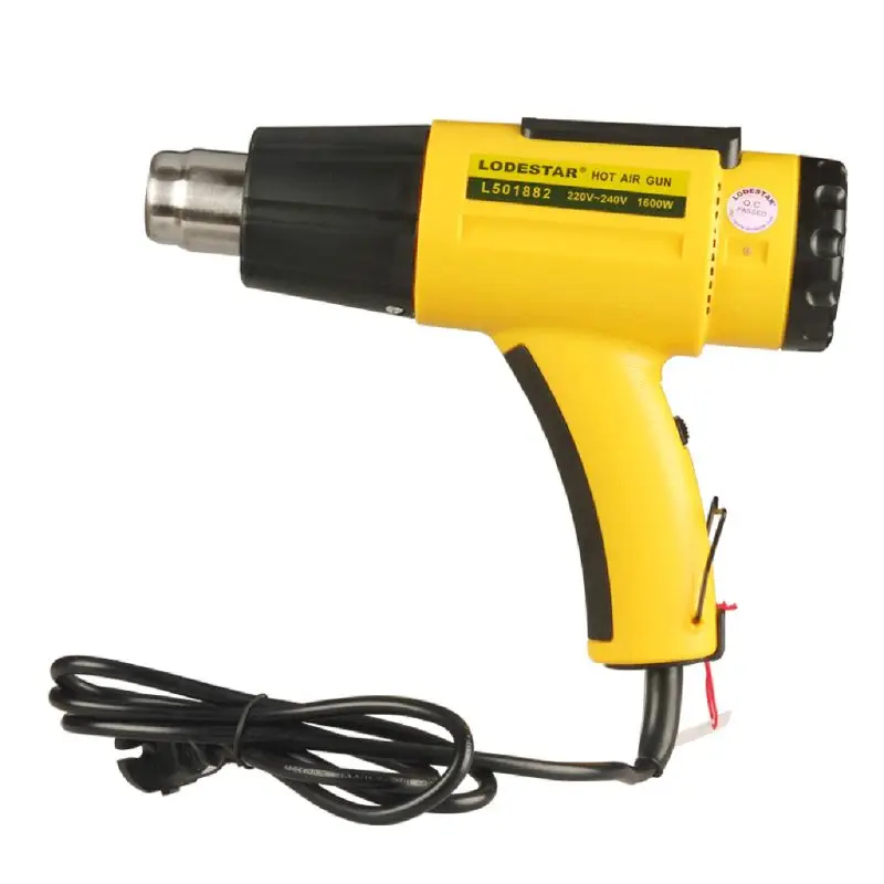 

Heat Gun 220V 1600W Adjustable Temperature US/EU/CN Plug with Nozzle Power Tool