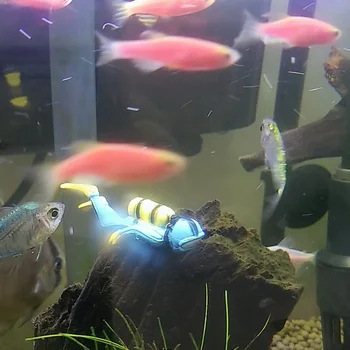 

diver fish tank decor/doll house/miniature/cute/fairy garden gnome/moss terrarium/table decor/figurine/statue/model toy for kids