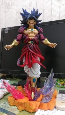 Spot Dragon Ball Смола ручной работы Broli Super Saiyan 4 фигурка модель