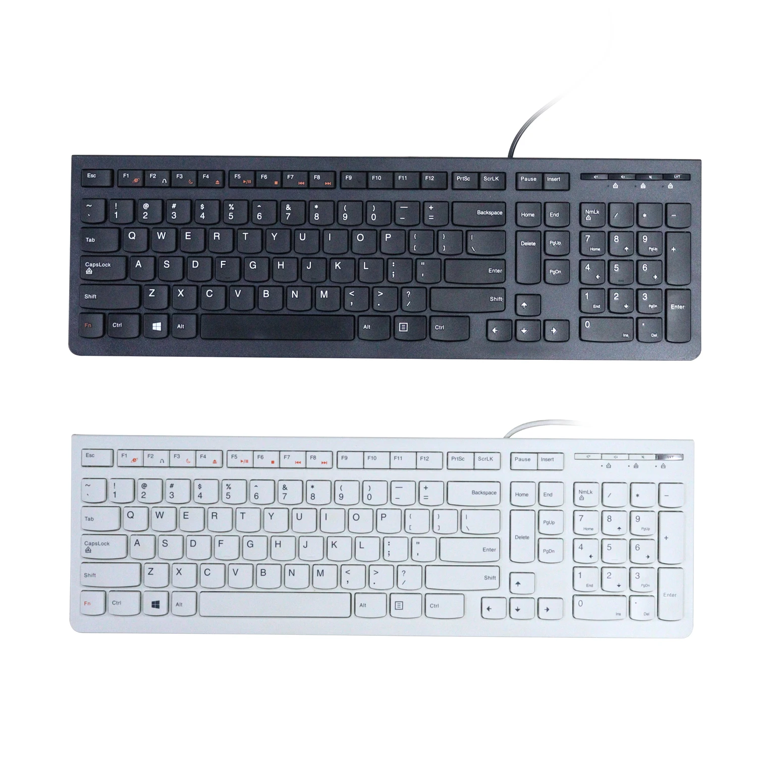 New Wired Keyboard for Lenovo Desktop Keyboard LXH-EKB-10YA USB ...