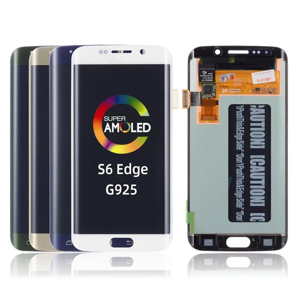 Замена на сенсорный экран 5 1 дюймов ЖК для samsung Galaxy S6 сборочный модуль 5.| |