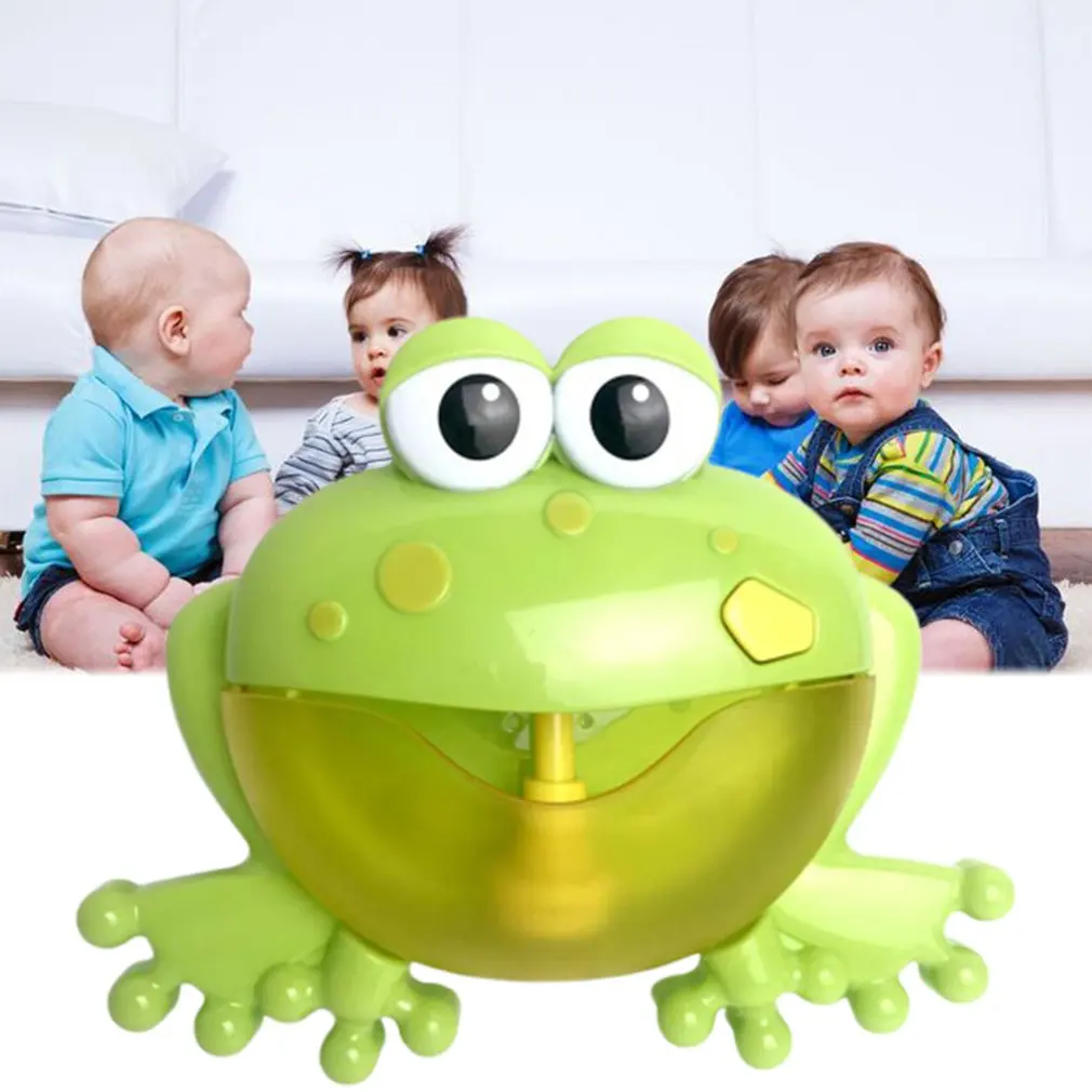 Открытый лягушка пузыря& крабы Детские Игрушки для ванны пузырь чайник ванна для купания мыло машина игрушки для детей с музыкой воды игрушки