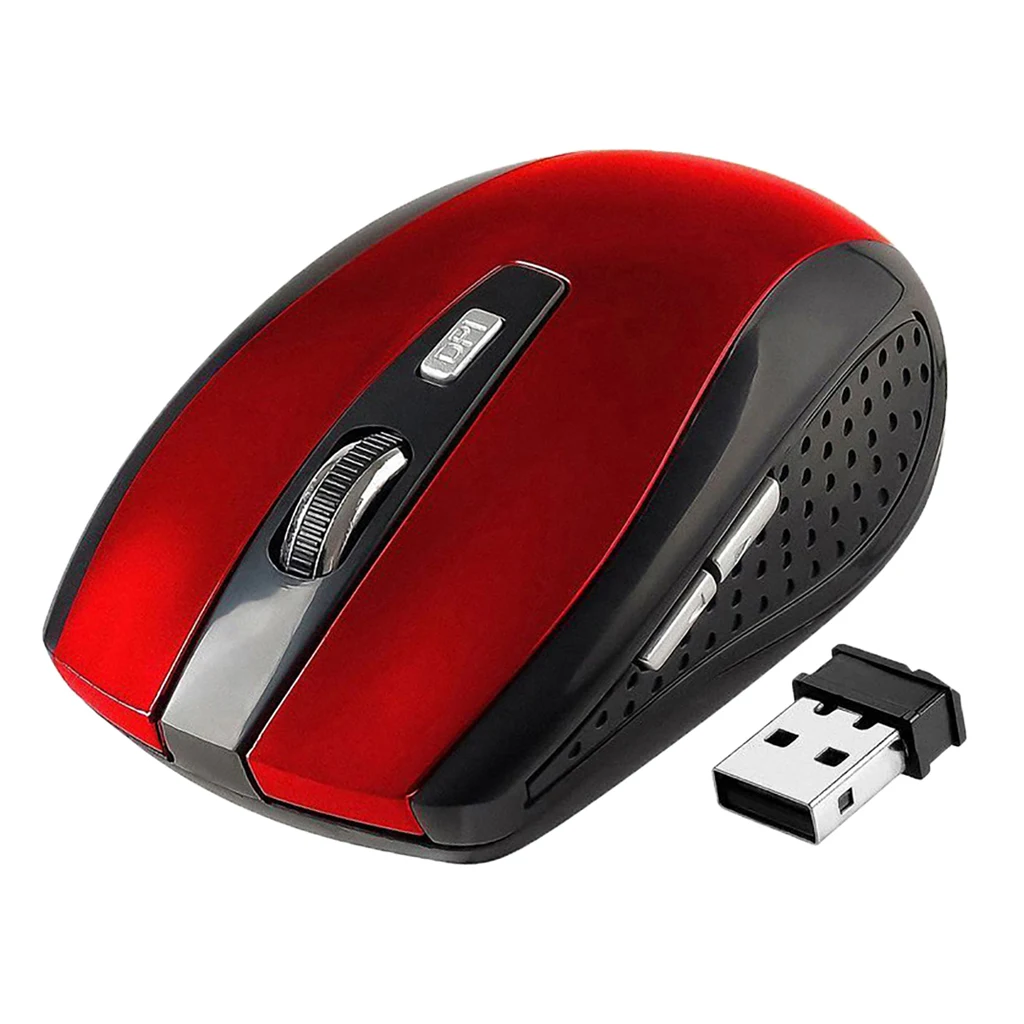 Ergonomics USB Wireless Mini Mouse 1800 DPI 6 Buttons Mice for 2.4Ghz Desktop Computer Accessories Mice Gamer PC Laptop