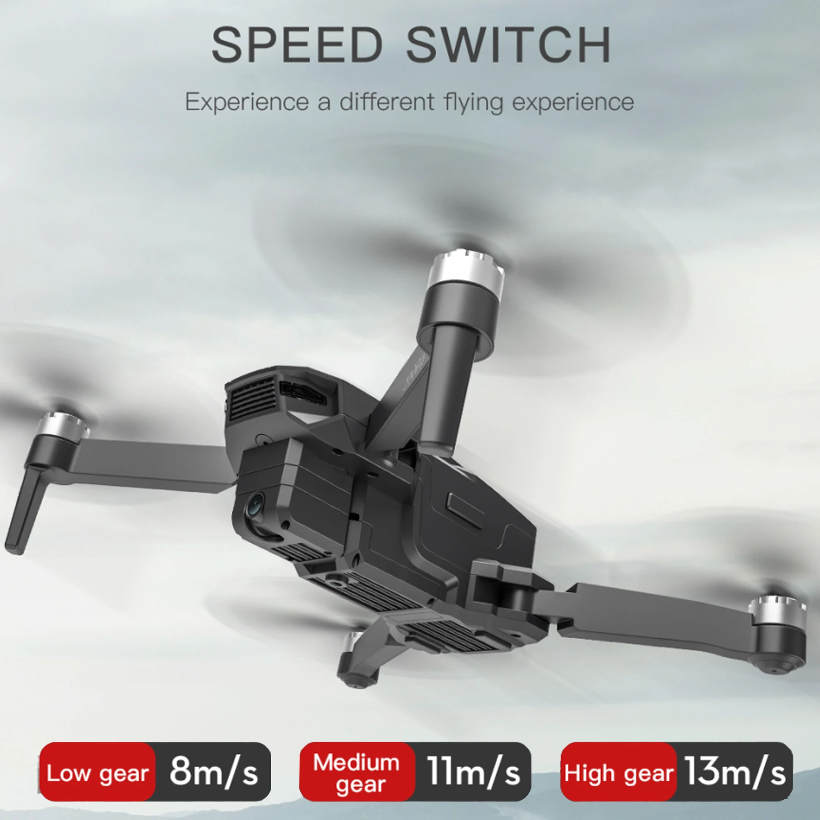 KF107 RC Drone with Dual Camera 4K 5G Wifi GPS Brushless Drone Optical Flow RC Quadcopter Headless Waypoint Follow Surround