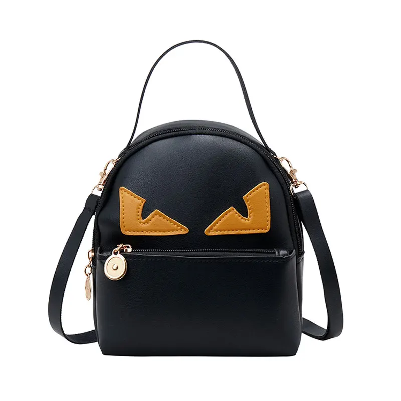 

Fashion Women Backpack Mini Soft Touch Multi-Function Backpack Female Ladies Shoulder Bag Cartoon Patchwork bagpack Shoulder