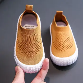 

2019 autumn children's hollow single net shoes baby mesh shoes breathable mesh sports shoes soft bottom casual shoes tide