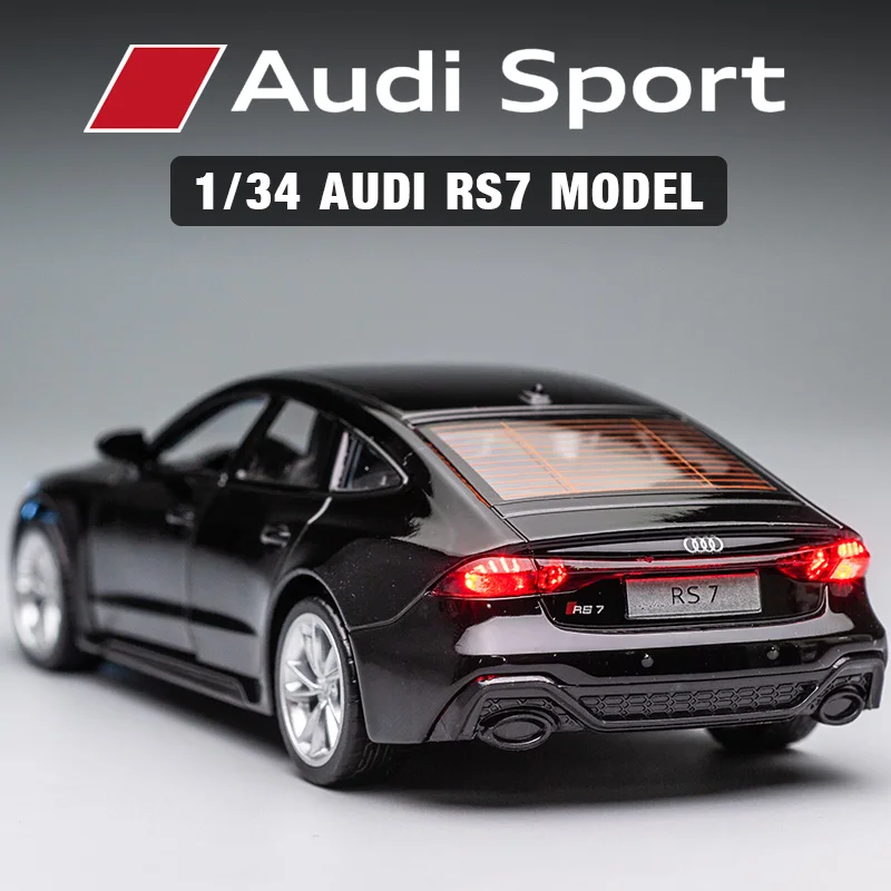 KIDAMI 1/34 Audi RS7 Alloy Diecast Car Model Collection Pull Back Vehicle Children Toy Kids Christmas Gifts | Игрушки и хобби