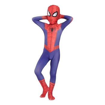 

Kids Spider Peter Parker Cosplay Costume halloween man costumes for kid spider suit costume