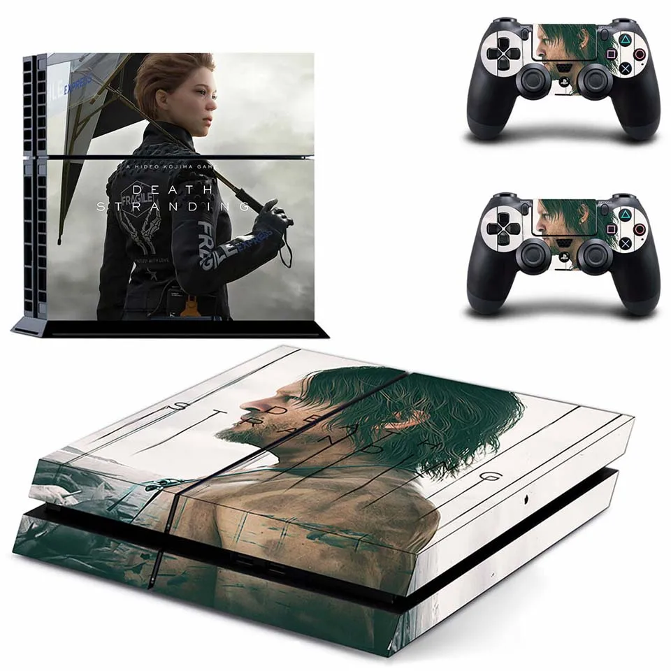 Все тело виниловые наклейки на кожу наклейка крышка для PS4 консоли и 2 шт. контроллеры Скины смерти Stranding - Цвет: GYTM2689