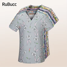 

Dental Clinic Supplies Nurse Women Uniform Pet Hospital Staff Scrubs Top Nursing Uniform Male Female Medical Shirt Scrub Uniform