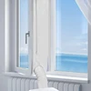 Promotion! AirLock Window Seal for Portable Air Conditioner,400 Cm Flexible Cloth Sealing Plate Window Seal with With Zip and Ad 1