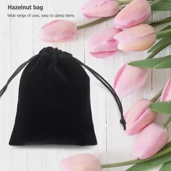 

6pcs Velvet Dice Toy Bag Cube Packing Drawstring Pouch Boardgame Party Gift Multifunctional Toy Bags For Gathering