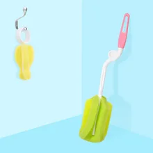 LOOZYKIT, детские бутылочки для кормления молока, щетки для чистки сосков, 1 набор, новинка, вращающаяся на 360 градусов щетка-губка