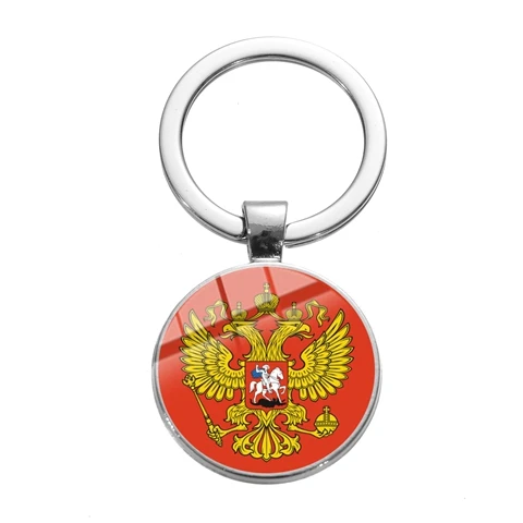 SONGDA советские запонки в виде ракушки серповидный Молот CCCP Россия эмблема коммунизма символ высокого качества посеребренное стекло брелок - Цвет: Style 24