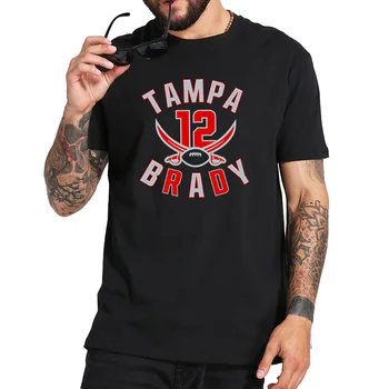 

Tampa Brady T Shirt Tom Brady Tshirt 100% Cotton Vintage EU Size Breathable Soft High Quality Cloth Tee Tops